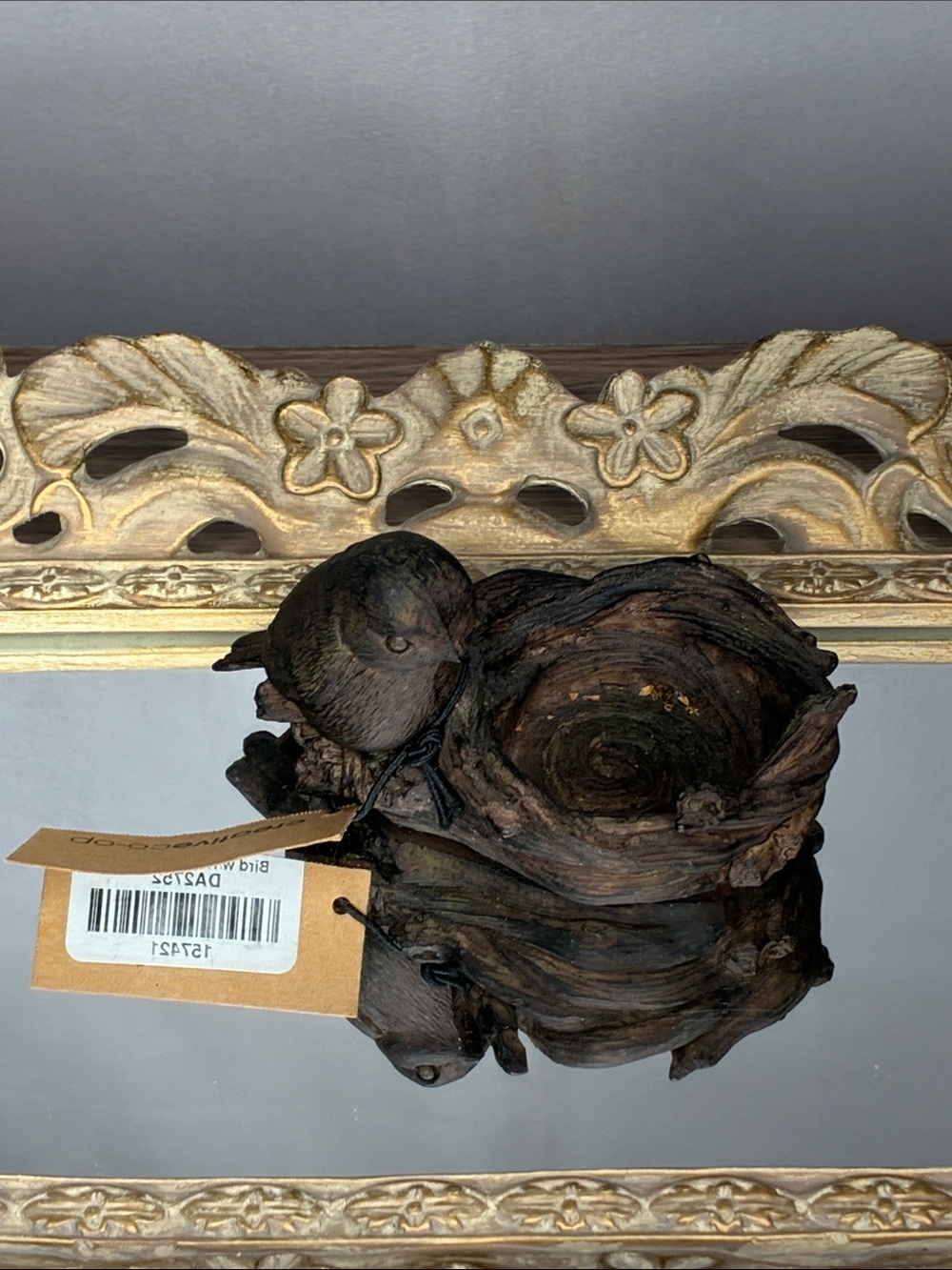 🐼 3/$25 NWT Bird Nest Trinket Dish - Dark Brown